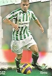 CROMO ALBUM LAS FICHAS DE LA LIGA: Real Betis: Rivera