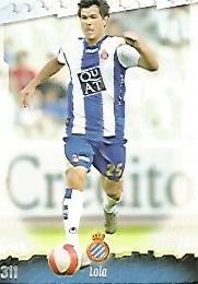 CROMO ALBUM LAS FICHAS DE LA LIGA: Espanyol: Lola