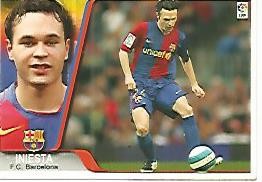CROMO ALBUM LIGA DE FUTBOL 2007-2008: Iniesta (no 32) F. C. Barcelona