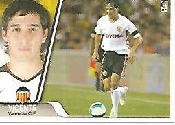 CROMO ALBUM LIGA DE FUTBOL 2007-2008: Vicente (no 70)  Valencia C.F.