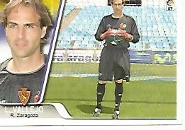 CROMO ALBUM LIGA DE FUTBOL 2007-2008: L. Vallejo (no 94). Real Zaragoza
