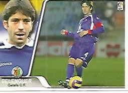 CROMO ALBUM LIGA DE FUTBOL 2007-2008: Belenguer (no 150)  Getafe F.C.
