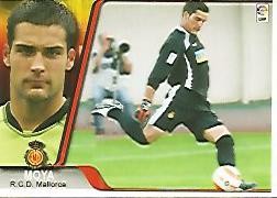 CROMO ALBUM LIGA DE FUTBOL 2007-2008: Moya (no 201) Mallorca