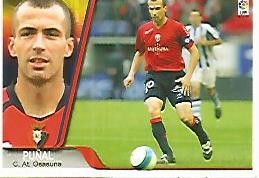 CROMO ALBUM LIGA DE FUTBOL 2007-2008: Puñal (no 249) Osasuna