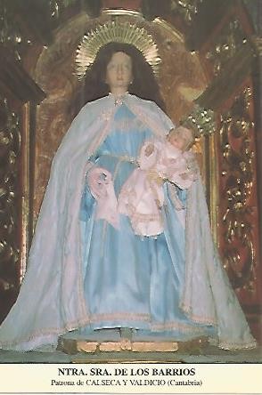 POSTAL 54259: Nuestra Señora de los Barrios. Calseca y Valdicio Cantabria