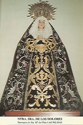 POSTAL 54266: Nuestra Seeñora de los Dolores. Las Palmas