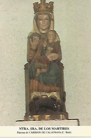 POSTAL 54272: Virgen de los Martires. Carrion de Calatrava Ciudad Real