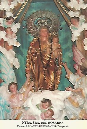 POSTAL 54278: Nuestra Señora del Rosario. Campo de Romanos Zaragoza