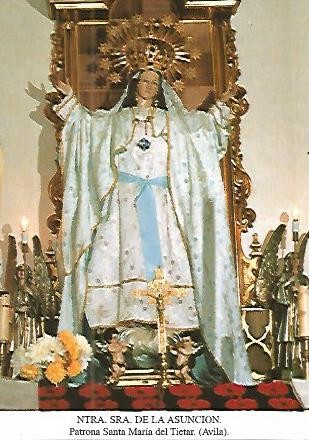POSTAL 54287: Nuestra Señora de la Asuncion. Santa Maria de Tietar Avila