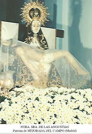 POSTAL 54294: Nuestra Señora de las Angustias. Mejorada del Campo Madrid