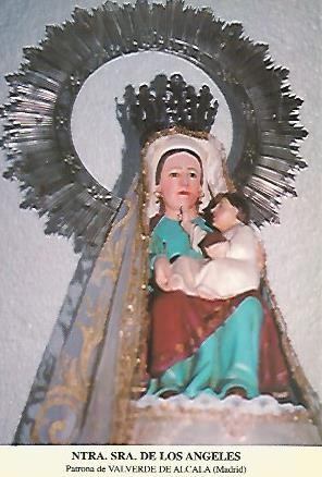 POSTAL 54295: Nuestra Señora de los Angeles. Valverde de Alcala Madrid