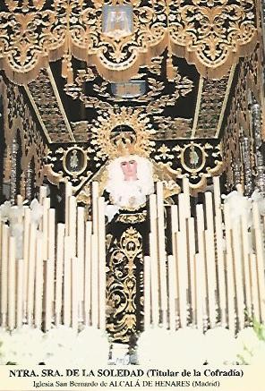 POSTAL 54296: Nuestra Señora de la Soledad. Alcala de Henares Madrid