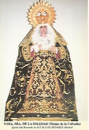 POSTAL 54297: Nuestra Señora de la Soledad. Alcala de Henares Madrid