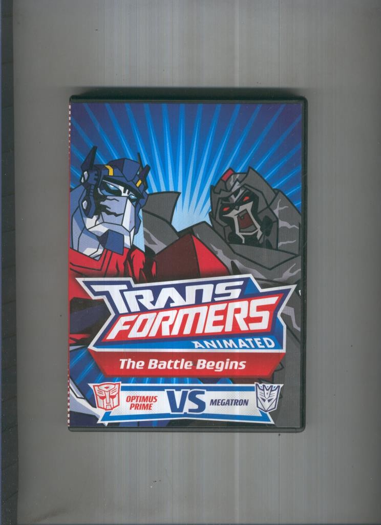 DVD: Transformers animated: The Battle Begins: Optimus prime VS Megatron