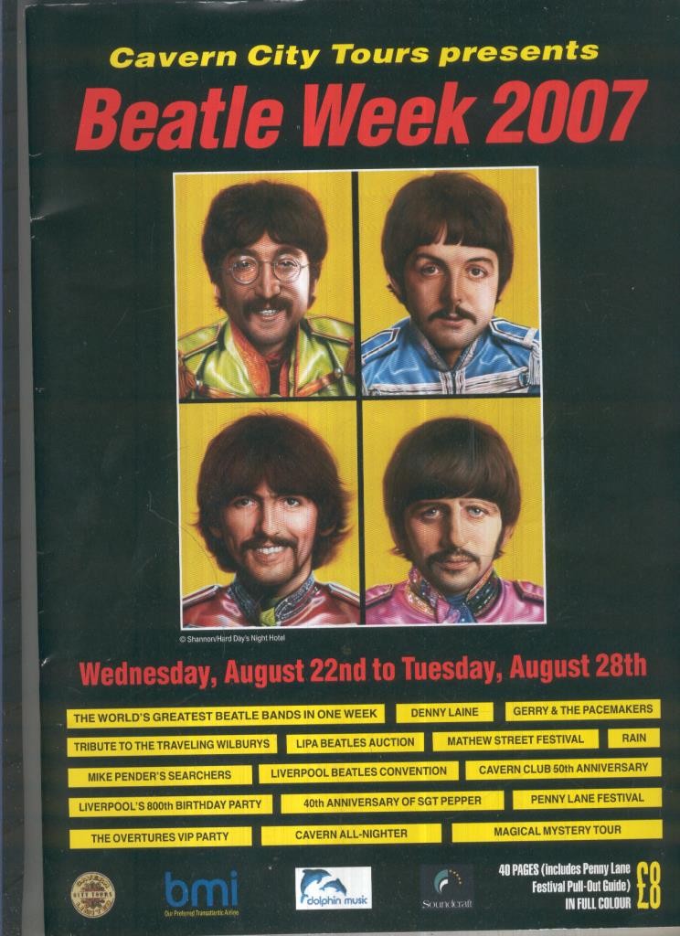 Cavern City Tours Presents: Beatle Week 2007