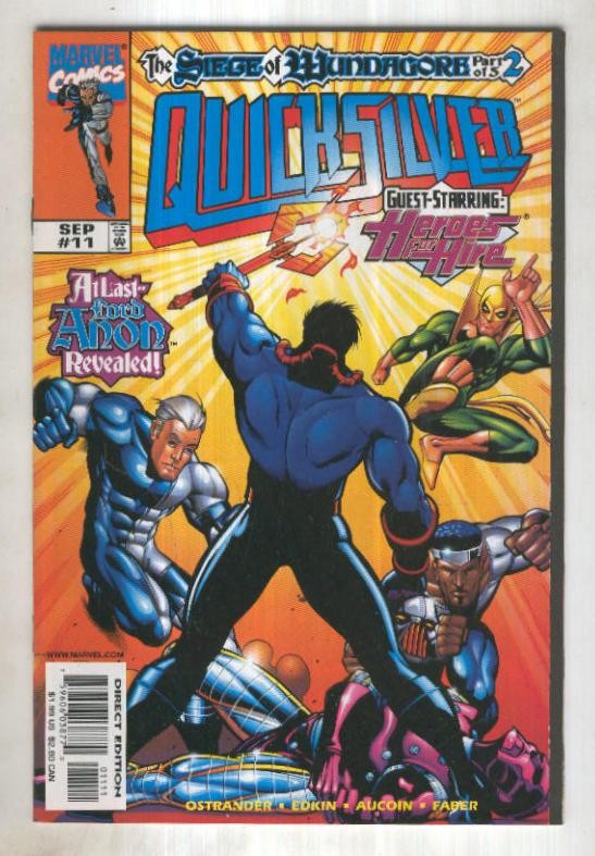 QUICKSILVER Vol.1, No.11: Anon No More (Marvel 1998)