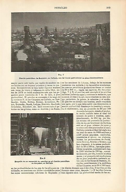 LAMINA DE ESPASA 210: Imagenes de petroleo