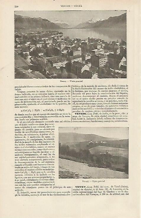 LAMINA DE ESPASA 219: Vista parcial de Vevey