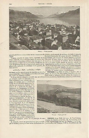 LAMINA DE ESPASA 219: Vista parcial de Vevey