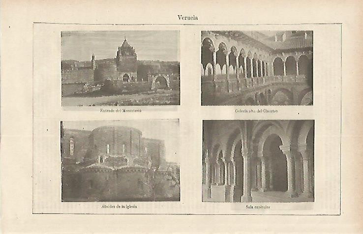 LAMINA DE ESPASA 224: Vistas de Veruela