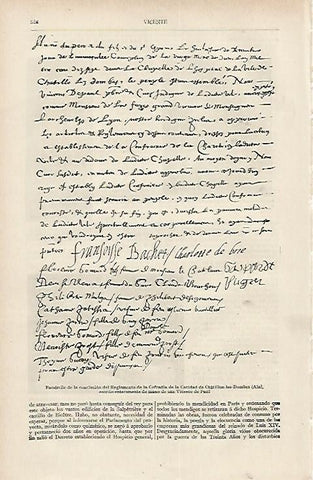 LAMINA DE ESPASA 248: Facsimil de Reglamento de la Cofradia de la Caridad de San Vicente de Paul