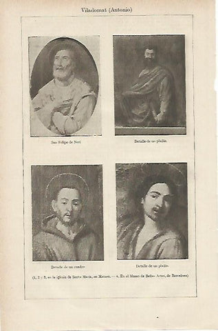 LAMINA DE ESPASA 258: Obras de Antonio Viladomat II