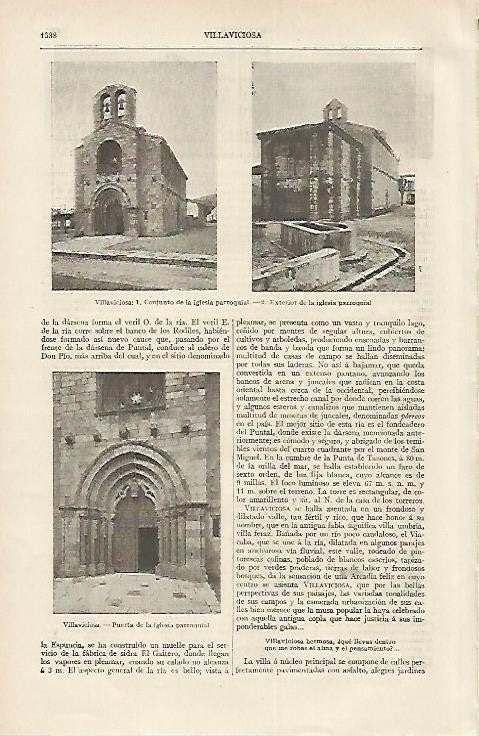 LAMINA DE ESPASA 298: Imagenes de Villaviciosa