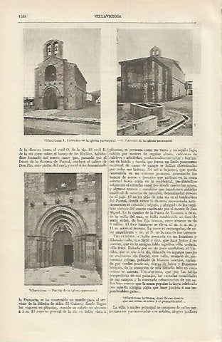 LAMINA DE ESPASA 298: Imagenes de Villaviciosa