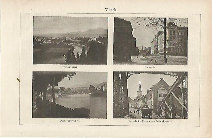 LAMINA DE ESPASA 312: Vistas de Villach