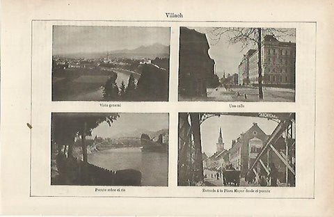 LAMINA DE ESPASA 312: Vistas de Villach
