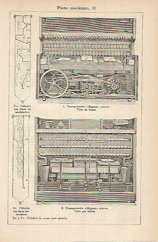 LAMINA DE ESPASA 398: Piano mecanico II