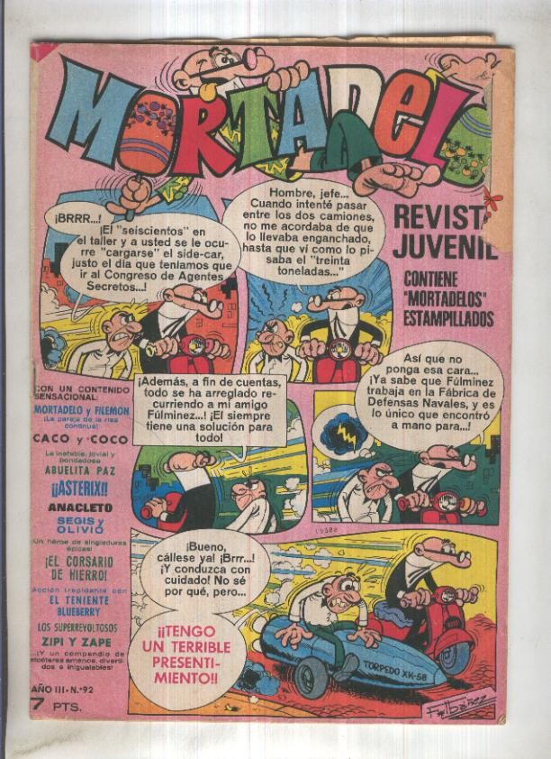 Revista Mortadelo numero 92