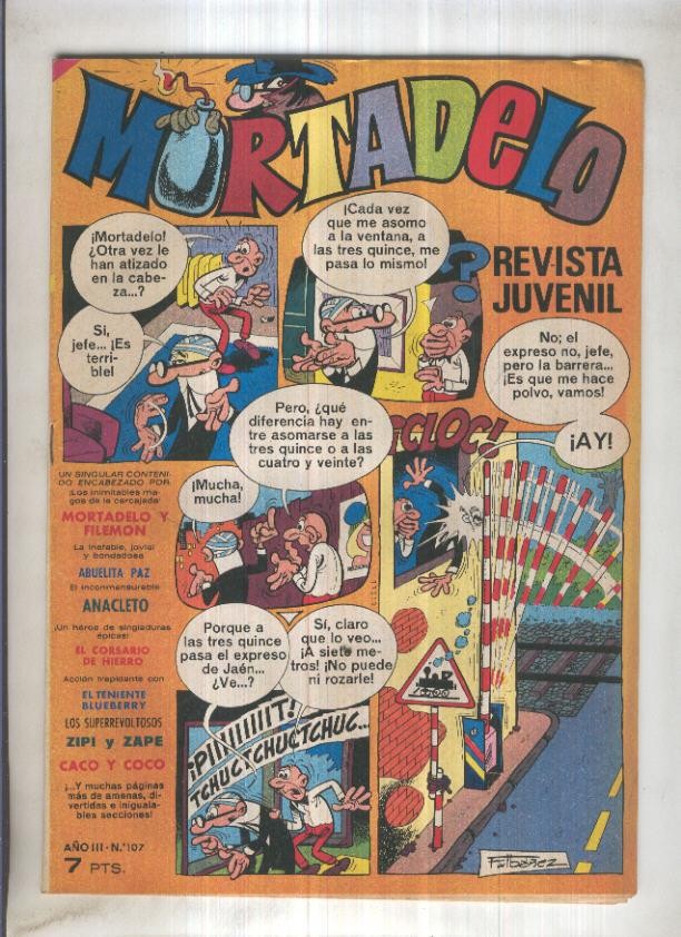 Revista Mortadelo numero 107