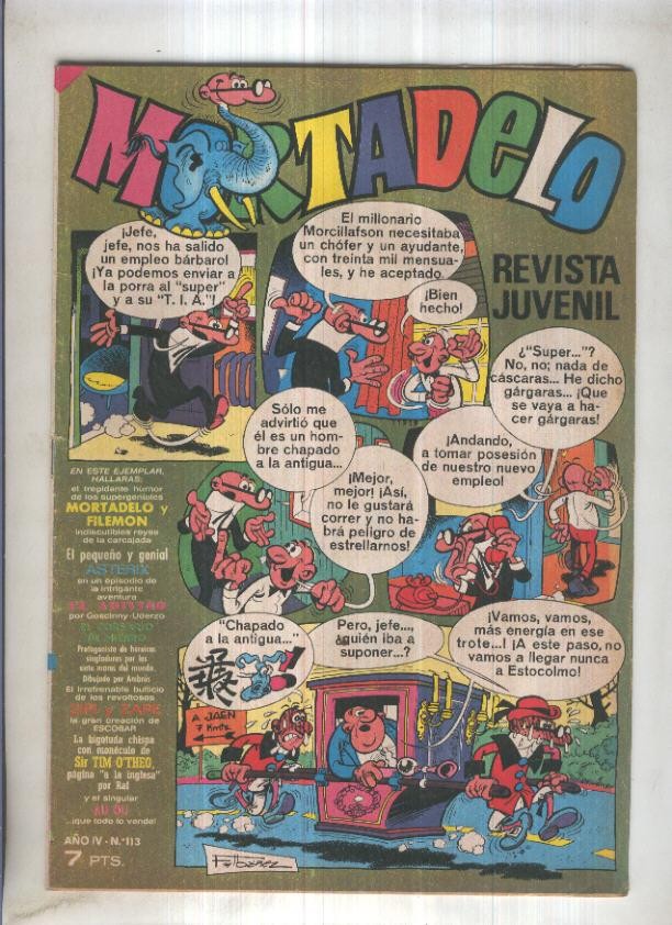 Revista Mortadelo numero 113