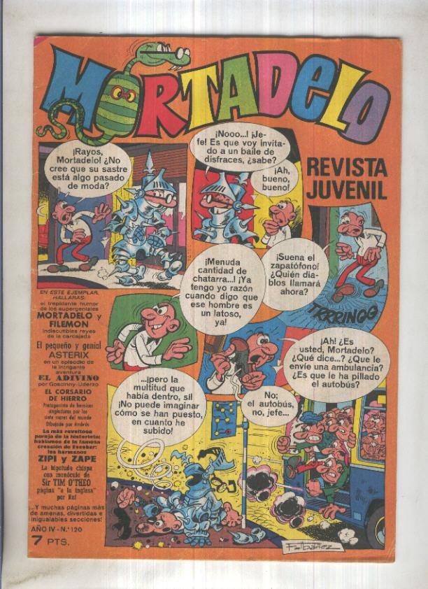 Revista Mortadelo numero 120