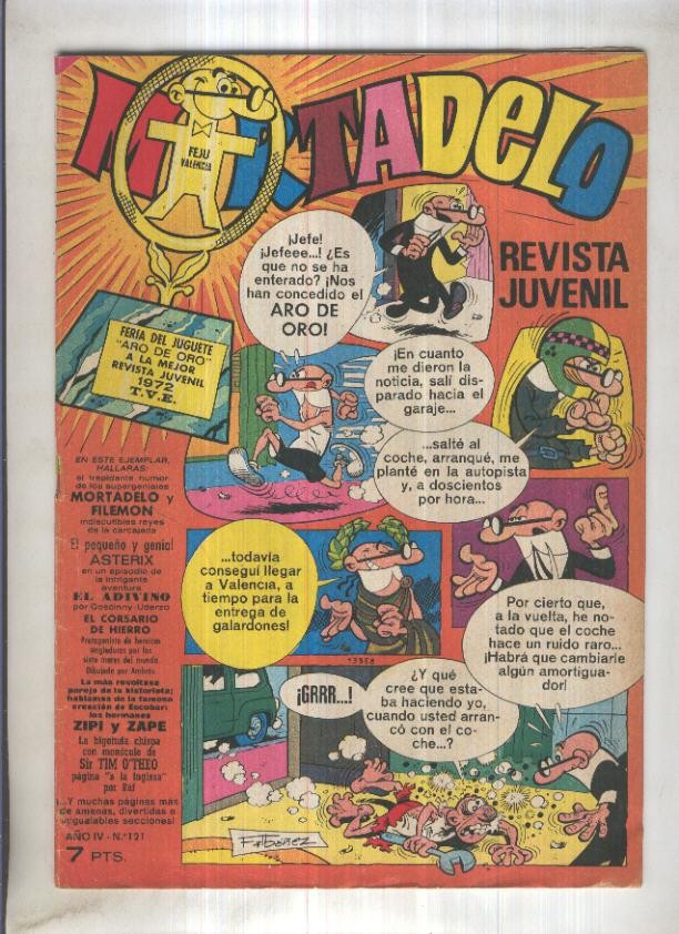 Revista Mortadelo numero 121