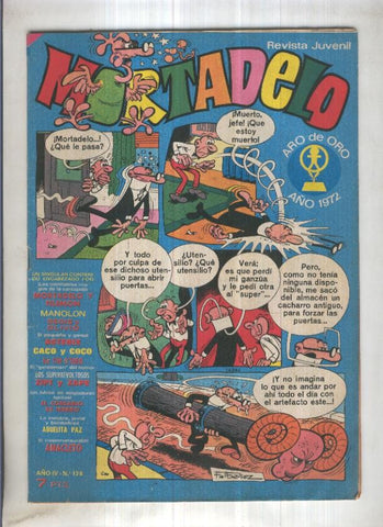 Revista Mortadelo numero 128 (falta pagina 17/18)