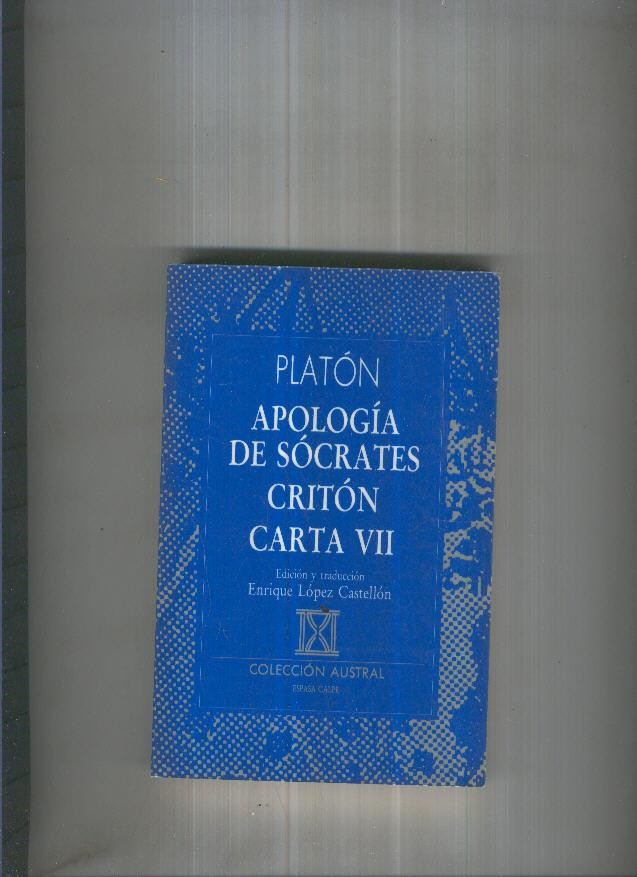 Apologia de Socrates Criton Carta VII