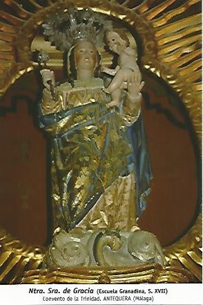POSTAL 54299: Nuestra Señora de Gracia. Antequera Malaga