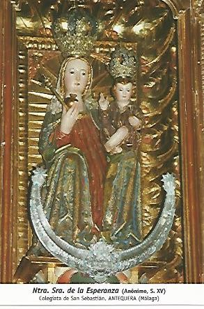 POSTAL 54301: Virgen de la Esperanza. Antequera Malaga