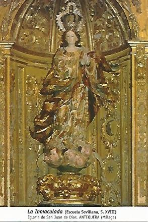 POSTAL 54302: La Immaculada (siglo XVIII). Antequera Malaga