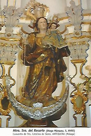 POSTAL 54310: Virgen del Rosario. Antequera Malaga