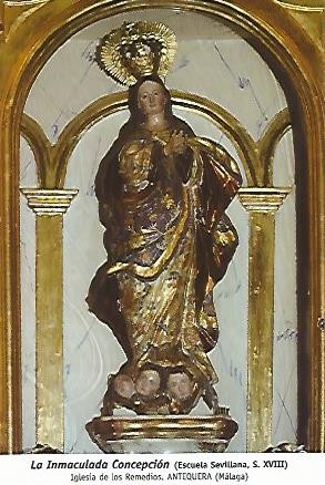 POSTAL 54315: Immaculada Concepcion (siglo XVIII). Antequera Malaga