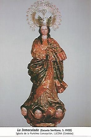 POSTAL 54321: La Immaculada. Lucena Cordoba