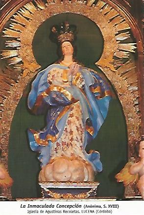 POSTAL 54328: La Immaculada Concepcion. Lucena Cordoba