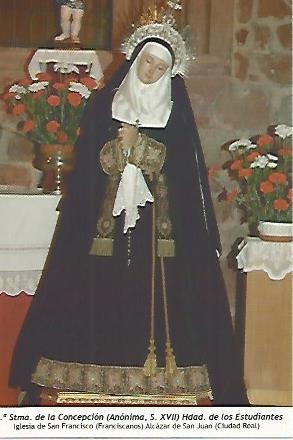 POSTAL 54332: Maria Santisima de la Concepcion. Alcazar de San Juan Ciudad Real