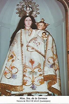 POSTAL 54333: Nuestra Señora de la Carrasca. Rillo del Gallo Guadalajara
