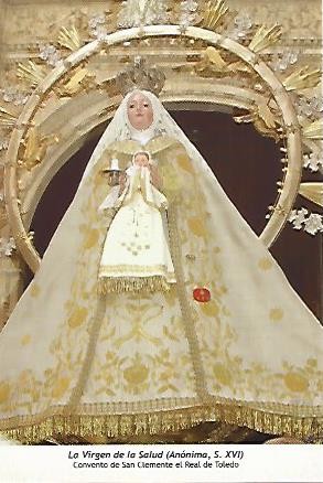 POSTAL 54345: Virgen de la Salud (siglo XVI). Toledo