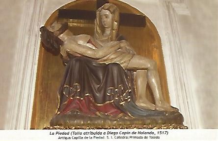 POSTAL 54348: La Piedad de Diego Copin de Holanda 1517. Toledo