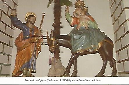 POSTAL 54363: La Huida a Egipto (siglo XVIII). Toledo